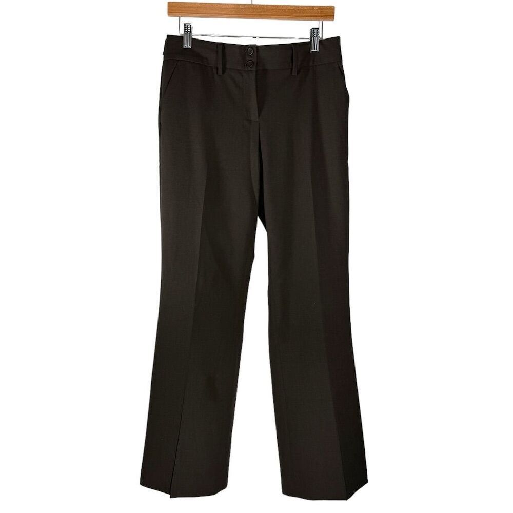 The‎ Limited Women's Brown Dress Pants Size 6 Double Button Front Pockets